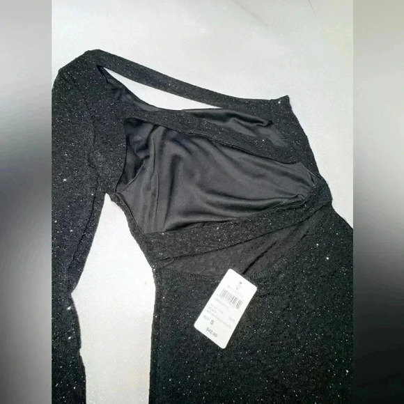 Black One-Shoulder Bodycon Mini Dress - Windsor - Size S - NWT - Picture 4 of 5